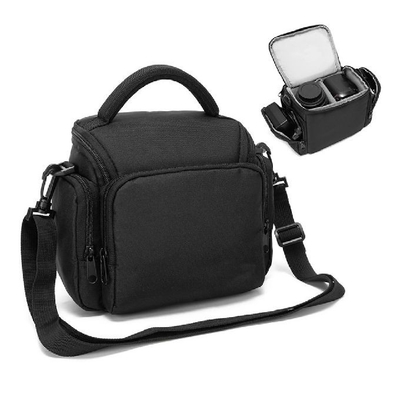 Cruz impermeable durable negra portátil de la cámara - bolso de la honda de la cámara de la bolsa para transportar cadáveres