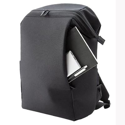 Poliéster negro de la mochila del ordenador portátil de la prenda impermeable del viaje de la indumentaria de oficina informal
