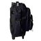 La mochila del poliéster del negro del diseño de la mayor nivel/la carretilla del viaje hace excursionismo