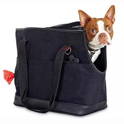 Animal doméstico superior Carry Bag Dog And Cat del viaje del hombro de la lona
