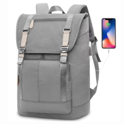 Mochila de la escuela, adolescente Daypack mochila del ordenador portátil de 17 pulgadas con el puerto de la carga por USB