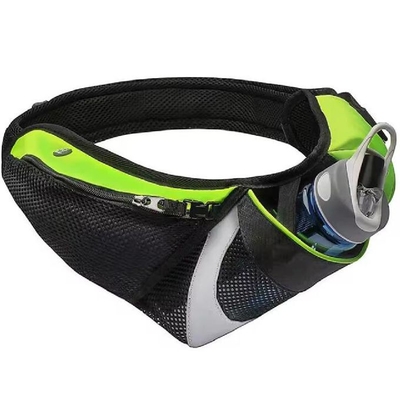 Cinturón de correr transpirable de cintura con portabotellas de agua