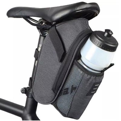 Bolso de la silla de montar de la bici del viaje de la prueba de la lluvia con el bolsillo con cremallera doble