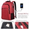 Los deportes casuales de la oficina de la mochila roja del ordenador portátil hacen excursionismo al estudiante anti School Bag del hurto