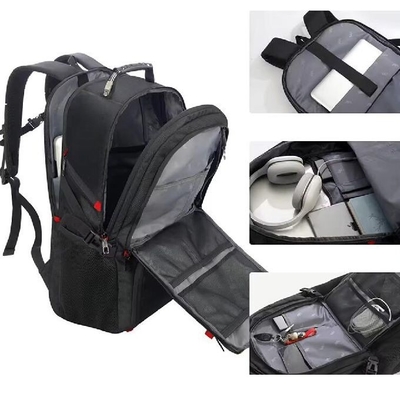Bolsa deportiva de gimnasio a medida Mochila de viaje escolar a prueba de agua Con compartimiento para zapatos Puerto de carga USB