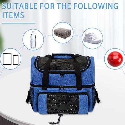 Bolos deportivos personalizados Bolos de bolos con accesorios adicionales Dos bolas Bolos de bolos con portabolas acolchados