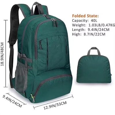 Mochila de montaña de senderismo a medida Mochila de viaje de acampada a la intemperie