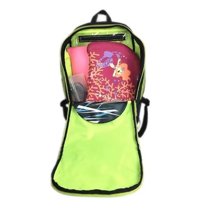 Deportes al aire libre Mochila de natación impermeable con revestimiento de PVC y compartimientos húmedos y secos para nadar