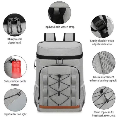 Bolsas de comida impermeables a medida Mochila de refrigeración aislada