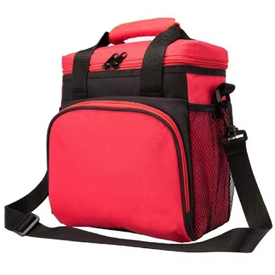 Bolso de comedor aislado de oficina Bolso de acondicionamiento físico de poliéster elegante impermeable de refrigeración térmica reutilizable