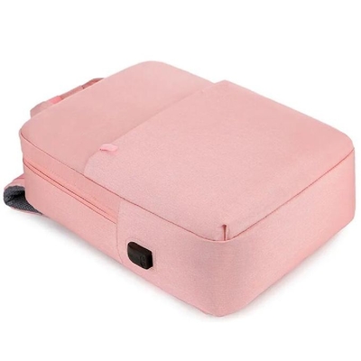 Viajes de negocios bolsas impermeables para mujeres moda anti robo mochilas portátiles con usb