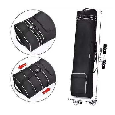 Bolso de viaje de snowboard con almohadilla impermeable Bolso de snowboard plegable con ruedas