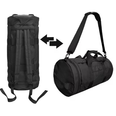 Mochila impermeable de 50 litros con compartimiento para zapatos