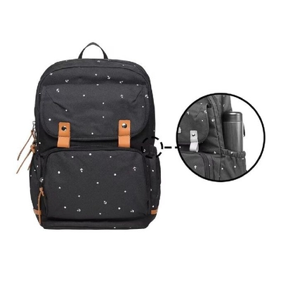 Mochila escolar de poliéster con correa para el pecho para adolescentes