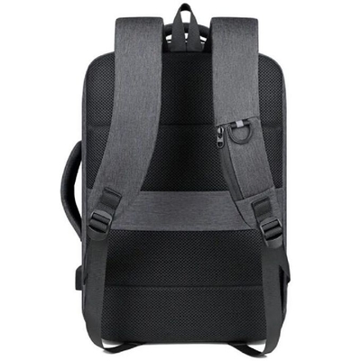 Mochila portátil de negocios ligera e impermeable con puerto de carga USB