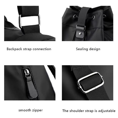 Bolsa de baloncesto de fútbol de aire libre de gran capacidad impermeable de nylon mochila