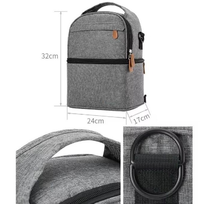 Bolso de pañales ligeros personalizado Bolso de mamá compacto