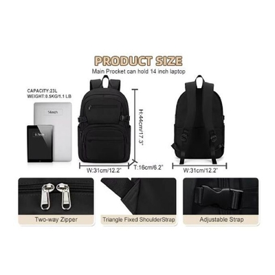 Cargador USB de gran capacidad Mochila de hombre Mochila portátil