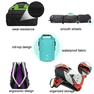Bolso de gimnasio con guantes ventilados con compartimientos de guantes separados paneles de malla organizador de envoltura de mano de bolsillo Deportes de combate
