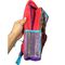 mochila colorida para las muchachas, capacidad grande del bolso de escuela primaria de los 24x10x30cm