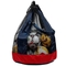 bolso del balón de fútbol de la malla del paño de 420D Oxford paquete cargado grande de la bola del tamaño de 65 de x 65 de x 82 cm