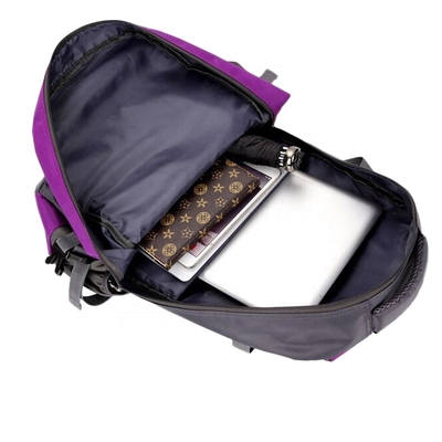 Bolsa de gimnasio deportiva personalizada con compartimento para portátil y correas ajustables