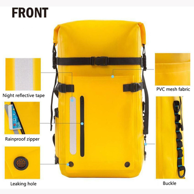 Bolsa deportiva de nailon con sistema de trolley de aluminio y correas ajustables